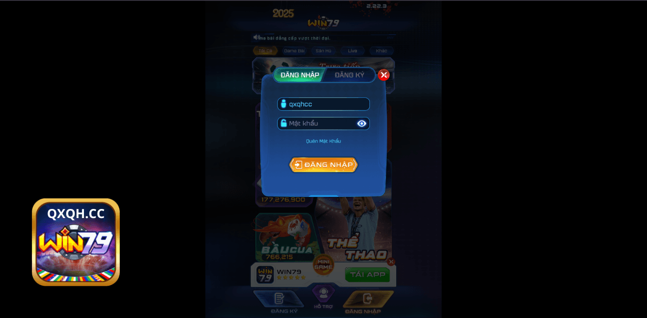 Tổng quan về trang đăng nhập WIN79